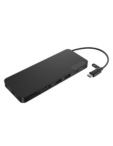 Док-станция Lenovo USB-C Slim Travel Dock, Черный