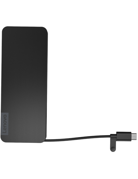 Stație Docking Lenovo USB-C Slim Travel Dock, Negru