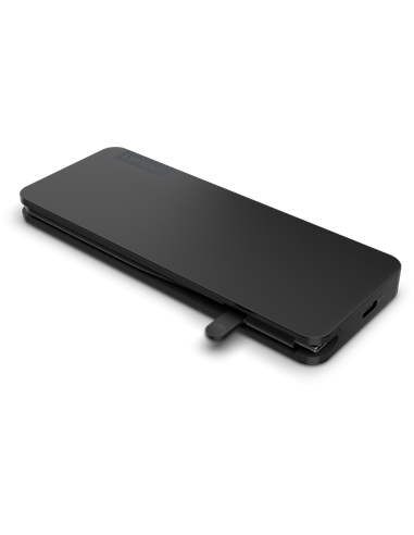Stație Docking Lenovo USB-C Slim Travel Dock, Negru