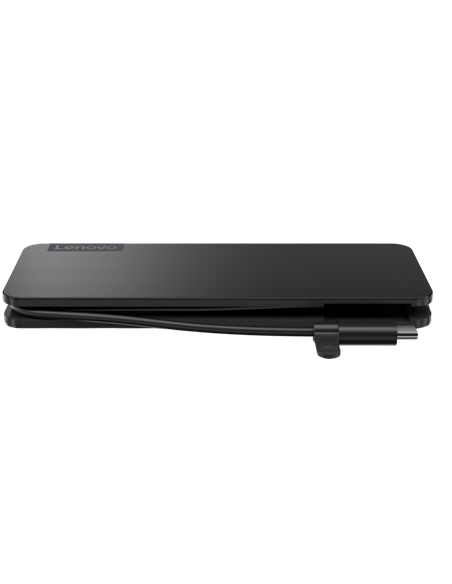 Док-станция Lenovo USB-C Slim Travel Dock, Черный
