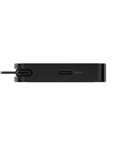 Stație Docking Lenovo USB-C Slim Travel Dock, Negru