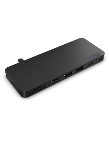 Док-станция Lenovo USB-C Slim Travel Dock, Черный