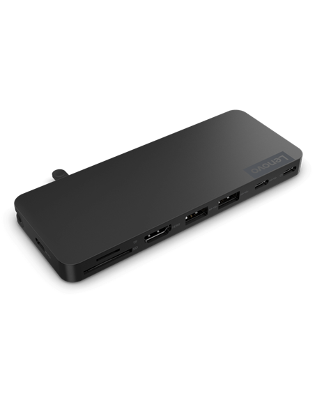 Stație Docking Lenovo USB-C Slim Travel Dock, Negru