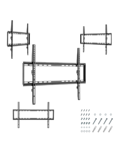 Фиксированное настенное крепление Gembird WM-70F-03, Чёрный