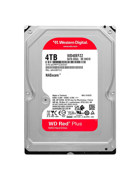 Unitate HDD Western Digital WD Red Plus, 3.5", 4 TB WD40EFZZ