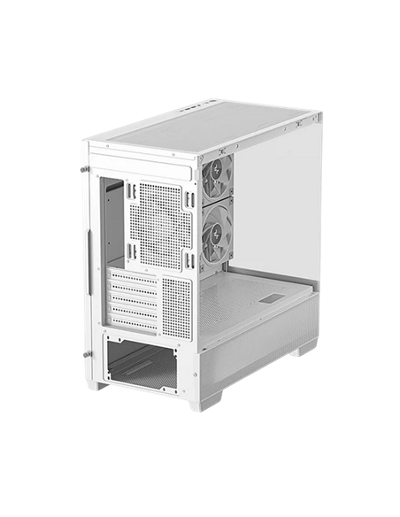 Carcasă PC Deepcool CG380 3F WH, Mini-Tower, Fără PSU, Alb