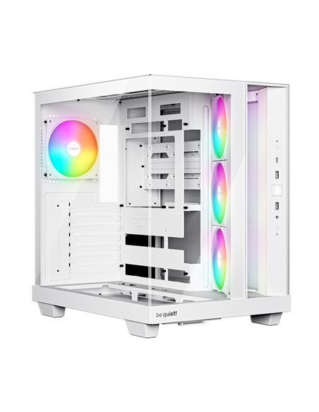 Компьютерный корпус be quiet! Ligh Base 500 LX White, Midi-Tower, Без блока питания, Белый