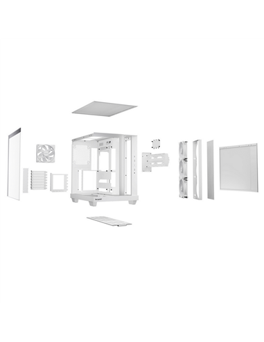 Компьютерный корпус be quiet! Ligh Base 500 LX White, Midi-Tower, Без блока питания, Белый
