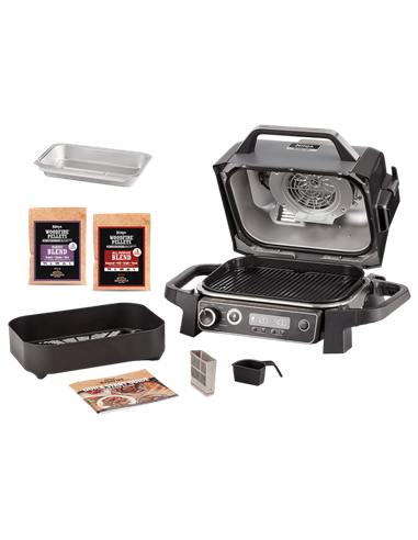 Электрический Гриль Ninja Woodfire OG701EU, 2400Вт, Серый