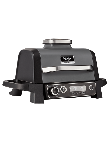 Grătar electric Ninja Woodfire OG701EU, 2400W, Gri