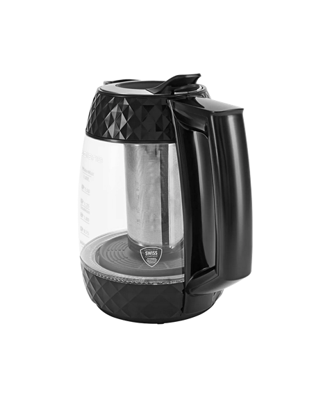 Fierbător electric Polaris PWK1823CGLD, Negru