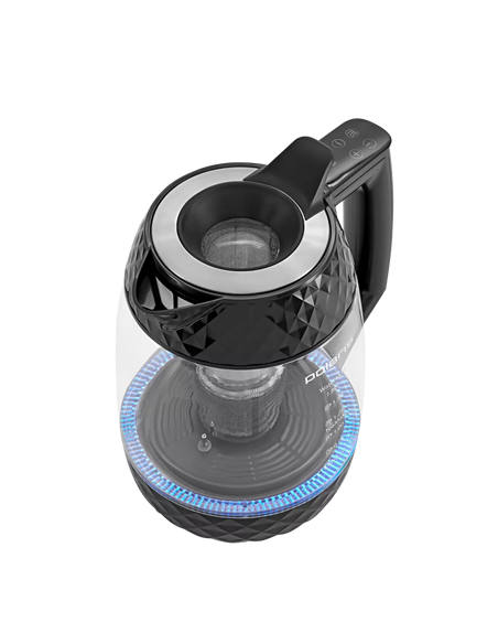 Fierbător electric Polaris PWK1823CGLD, Negru