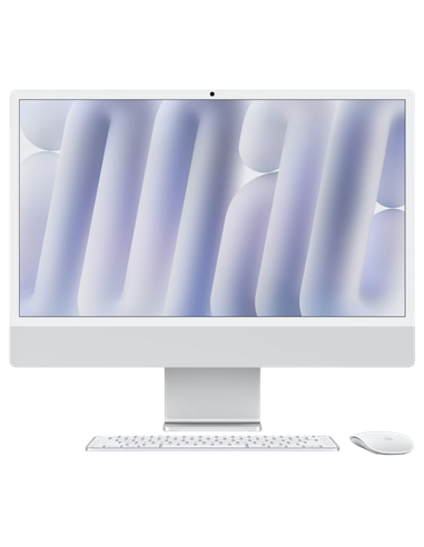 Computer All-in-One Apple iMac A3137, 24", M4 with 10-core CPU and 10-core GPU, 24GB/512GB, macOS Sequoia, Argintiu