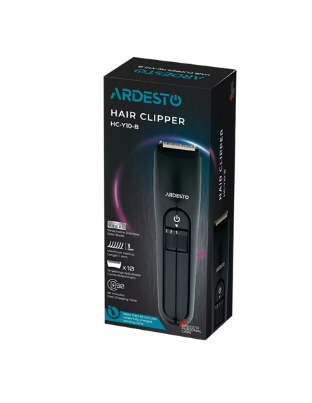 Aparat de tuns Ardesto HC-Y10-B, Negru