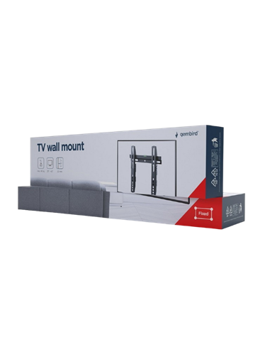 Suport fixat pe perete Gembird WM-42F-02, Negru