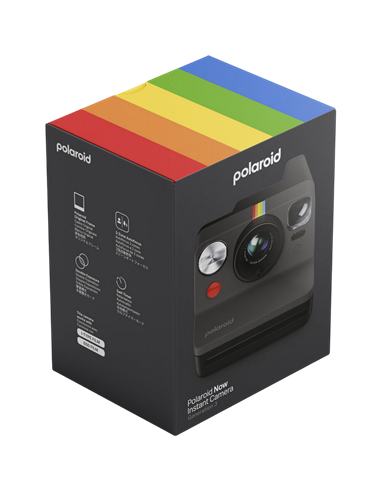 Фотоаппарат моментальной печати Polaroid Now Gen 3 + Color Film Bundle, Черный