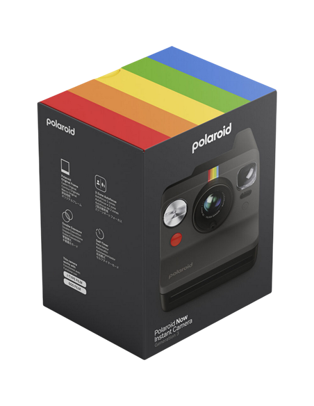 Cameră Foto Polaroid Now Gen 3 + Color Film Bundle, Negru
