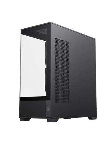 Carcasă PC Gamemax VISTA 2 AB, Midi-Tower, Fără PSU, Negru