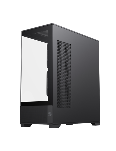 Компьютерный корпус Gamemax VISTA 2 AB, Midi-Tower, Без блока питания, Чёрный