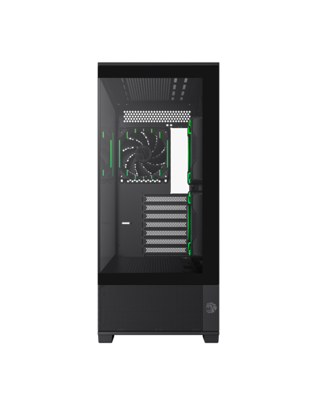 Carcasă PC Gamemax VISTA 2 AB, Midi-Tower, Fără PSU, Negru