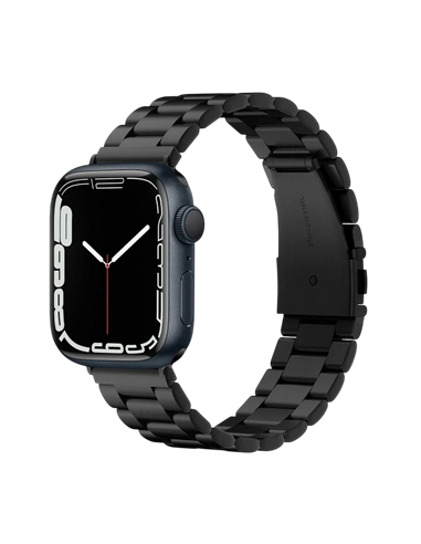 Ремешок для часов Spigen Modern Fit, Нержавеющая сталь, Чёрный