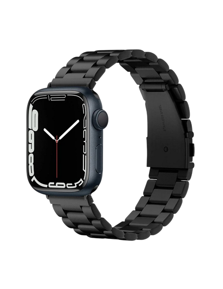 Ремешок для часов Spigen Modern Fit, Нержавеющая сталь, Чёрный