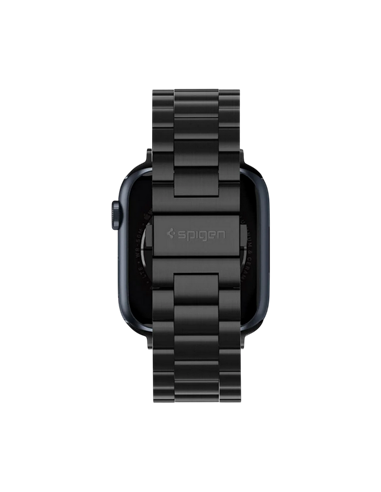 Curea pentru ceas Spigen Modern Fit, Oţel inoxidabil, Negru