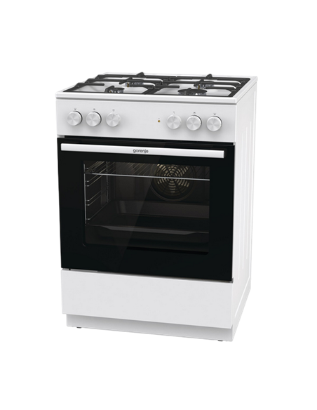 Aragaz Mixt Gorenje GK6A40WFFM, Alb