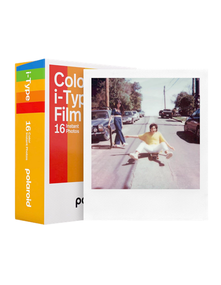 Hârtie foto Polaroid Color Film pentru i-Type,Double Pack, 16 buc