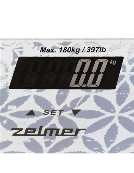 Cântar de podea Zelmer ZBS1012, Alb