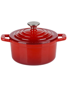 Кастрюля Alpina Cast Iron, 0,8л, 15см, Красный
