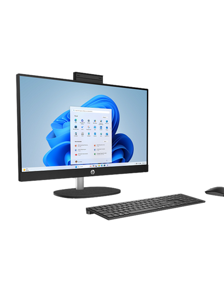 Моноблок HP 24-cr2088ci, 24", Intel Core Ultra 5 225U, 16Гб/512Гб, Без ОС, Чёрный