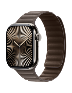 Curea pentru ceas Apple Watch 42mm Magnetic Link, Poliester, Medium, Taupe închis 2