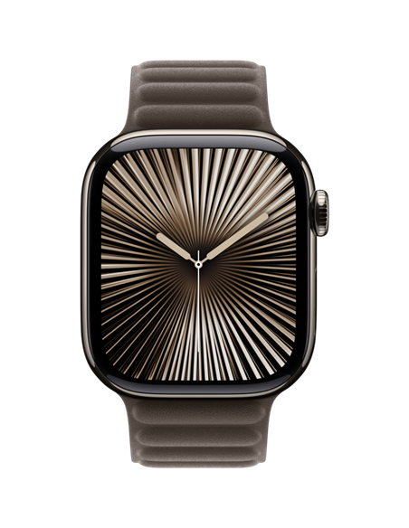 Curea pentru ceas Apple Watch 42mm Magnetic Link, Poliester, Medium, Taupe închis