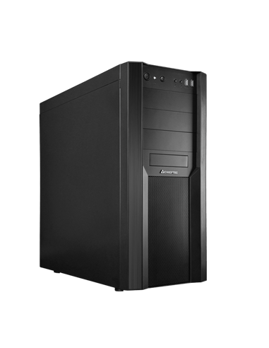 Компьютерный корпус Chieftec CW-01B-OP, Midi-Tower, Без блока питания, Чёрный