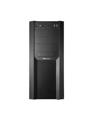 Carcasă PC Chieftec CW-01B-OP, Midi-Tower, Fără PSU, Negru