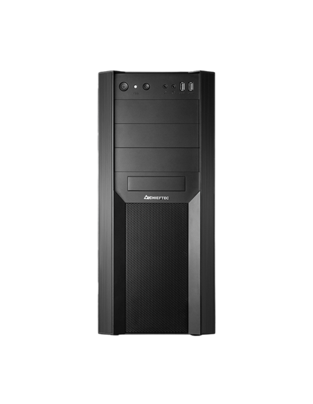 Carcasă PC Chieftec CW-01B-OP, Midi-Tower, Fără PSU, Negru