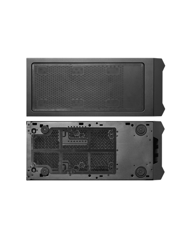 Компьютерный корпус Chieftec CW-01B-OP, Midi-Tower, Без блока питания, Чёрный