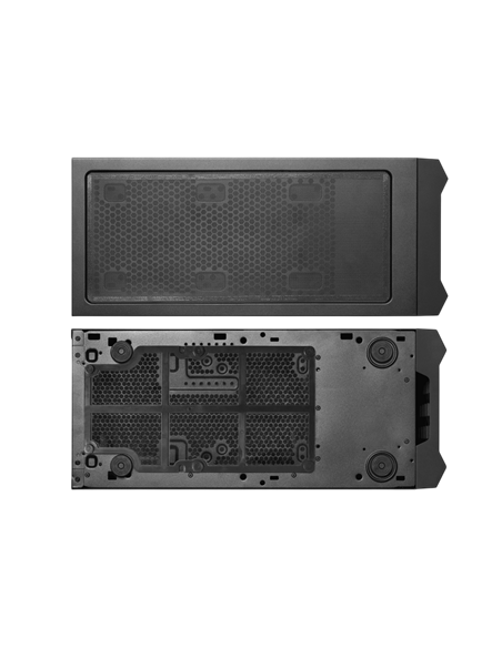 Carcasă PC Chieftec CW-01B-OP, Midi-Tower, Fără PSU, Negru