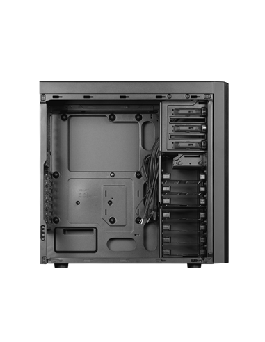 Компьютерный корпус Chieftec CW-01B-OP, Midi-Tower, Без блока питания, Чёрный