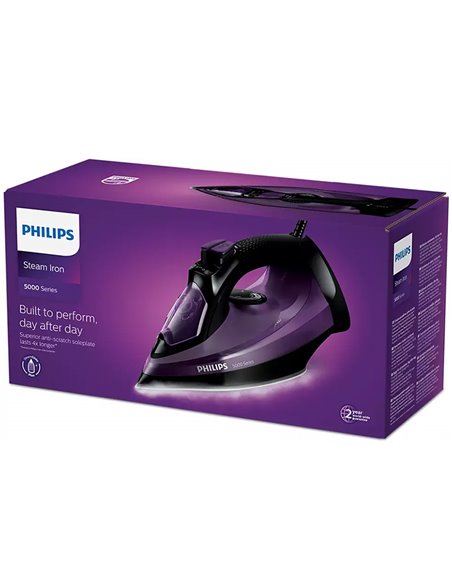 Утюг PHILIPS DST5030/80, 2400Вт, Фиолетовый