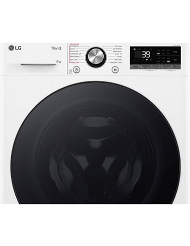 Mașină de spălat LG F4WR711S2W, 11kg, Alb