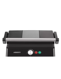 Grătar electric Ardesto GH-1800MB, 1800W, Negru | Argintiu