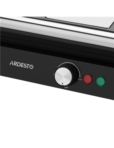 Электрический Гриль Ardesto GH-1800MB, 1800Вт, Чёрный | Серебристый