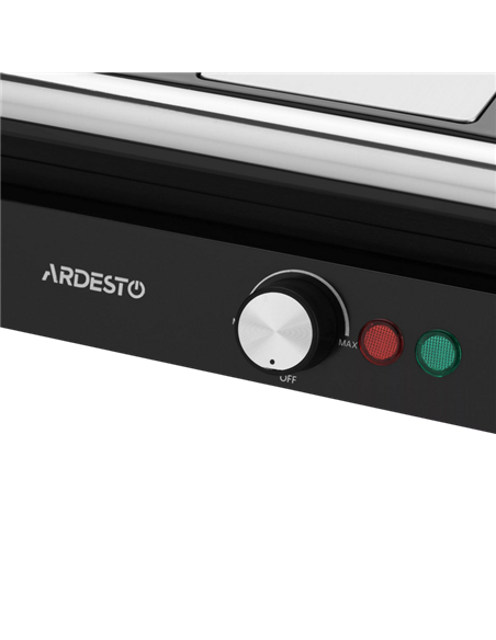 Электрический Гриль Ardesto GH-1800MB, 1800Вт, Чёрный | Серебристый
