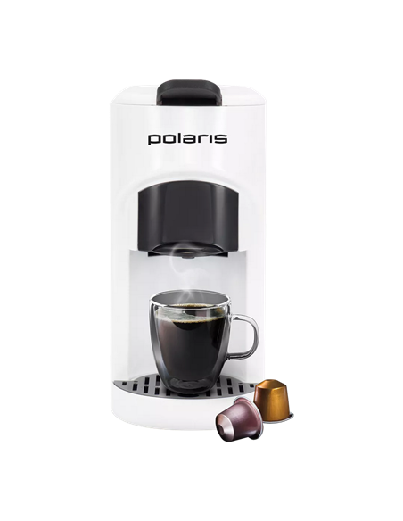 Cafetiera cu capsule Polaris PCM2034, 1450W, Alb
