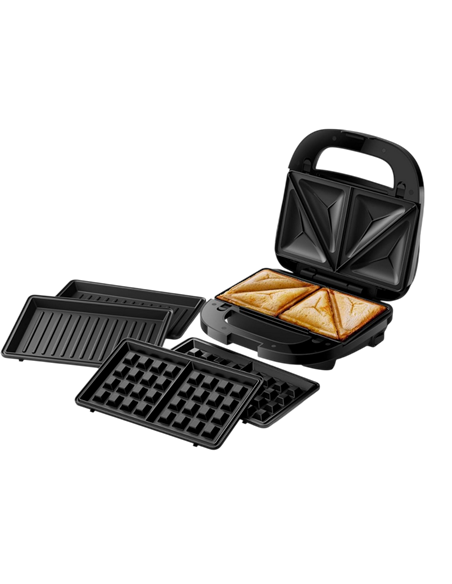 Aparat pentru sandwich Philips HD2350/80, Negru