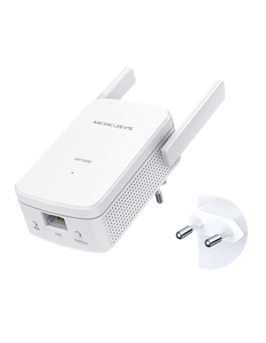 Wi-Fi + Powerline adapter MERCUSYS MP510 KIT, AV1000, 1000 Mbps, Alb