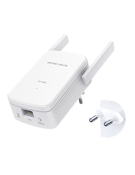 Wi-Fi + Powerline адаптер MERCUSYS MP510 KIT, AV1000, 1000 Мбит/с, Белый