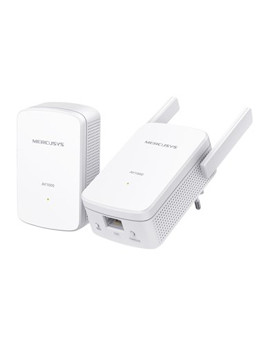 Wi-Fi + Powerline адаптер MERCUSYS MP510 KIT, AV1000, 1000 Мбит/с, Белый